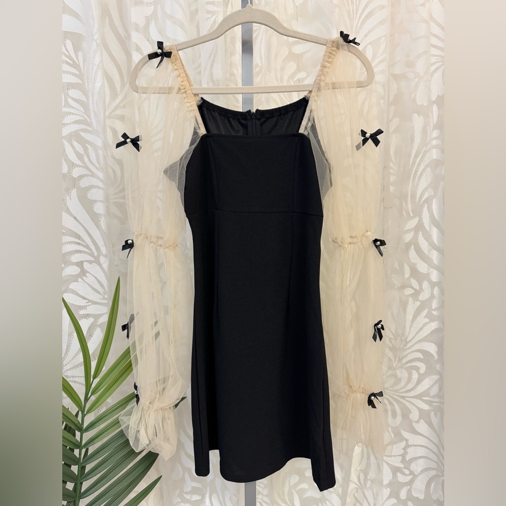 Shein Cocktail Mini Dress With Bows